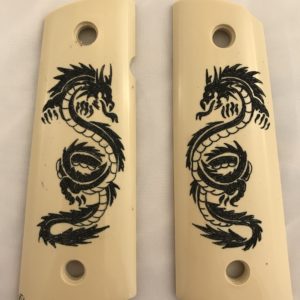 GOVERNMENT - FULL SIZE 1911 HANDGUN GRIP-DRAGON