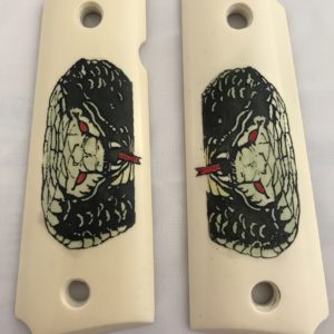 GOVERNMENT - FULL SIZE 1911 HANDGUN GRIP-COBRA HEAD