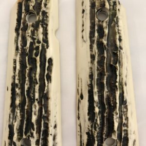 GOVERNMENT - FULL SIZE 1911 HANDGUN GRIP-STAG LT WT
