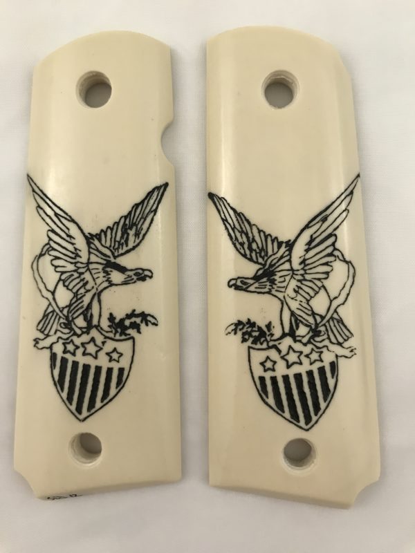 GOVERNMENT - FULL SIZE 1911 HANDGUN GRIP-EMBLEM OF THE UNITED STATES