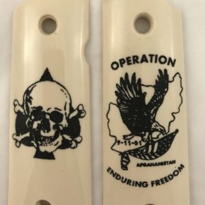 GOVERNMENT - FULL SIZE 1911 HANDGUN GRIP - OPERATION ENDURING FREEDOM - AFGHANISTAN