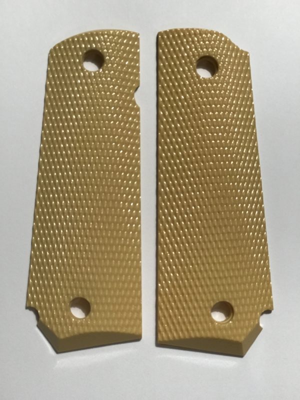 OFFICER - COMPACT 1911 HANDGUN GRIPS - CHECKERED