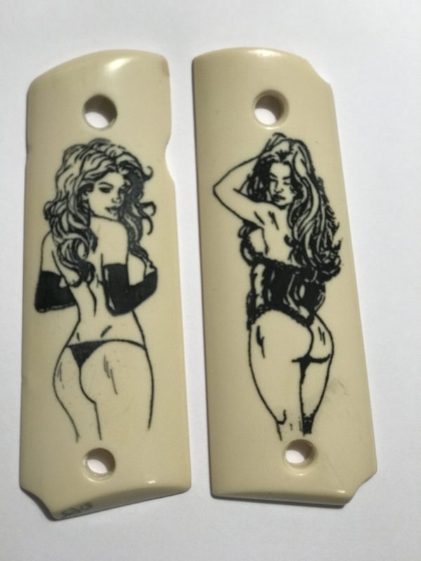 GOVERNMENT - FULL SIZE 1911 HANDGUN GRIP - WOMAN