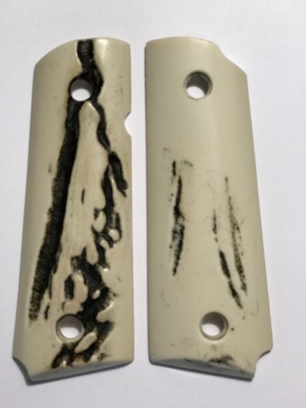 OFFICER - COMPACT HANDGUN GRIPS - STAG LOOK