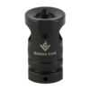 AERO PRECISION VG6 GAMMA 9MM MUZZLE BRAKE 1/2X28 BLACK