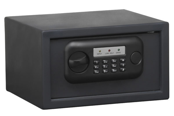 BULLDOG STANDARD PISTOL VAULT/SAFE WITH DIGITAL LOCK 7"X12'X10" BLACK