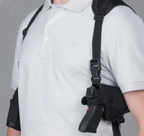 BULLDOG NYLON HORIZONTAL PRO SHLDR HOLSTER  3 3/4 CMP AUTO - 20