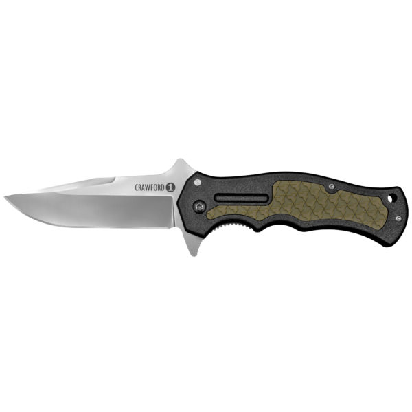 COLD STEEL CRAWFORD MODEL 1 FOLDING KNIFE 3.5" BLADE WITH PLAIN EDGE & LOCKING SAFETY