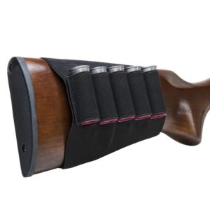 BUTTSTOCK SHOTGUN SHELL HOLDER IN BLACK