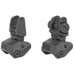 F.A.B. DEFENSE FLIP UP FRONT & REAR SIGHT SYSTEM POLYMER IN BLACK