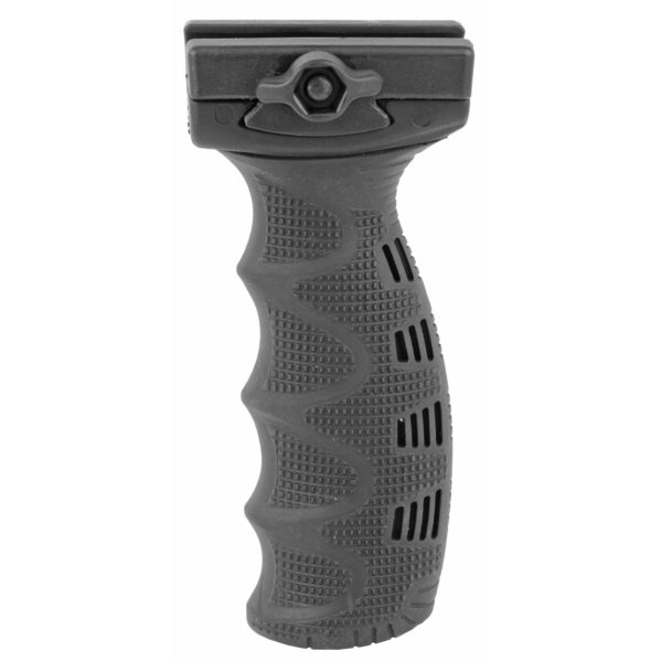 F.A.B. DEFENSE RUBBERIZED ERGONOMIC FOREGRIP FITS PICATINNY RAILS IN BLACK