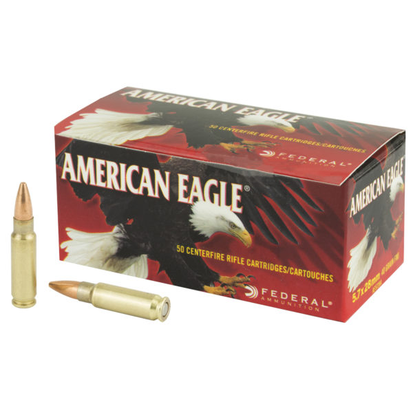 FEDERAL AMERICAN EAGLE 5.7X28MM 40 GRAIN FMJ 50/BOX