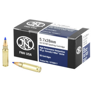 FN AMERICA SS197SR 5.7 X 28MM 40 GRAIN V-MAX BLUE TIP 50 ROUND BOX