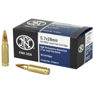 FN AMERICA 5.7 X 28MM 27 GRAIN SELF-DEFENSE HOLLOW POINT 50 ROUND BOX