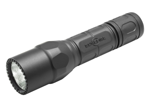 SUREFIRE G2X PRO FLASHLIGHT-DUAL-OUTPUT LED 15-600 LUMENS WITH TAILCAP-CLICK SWITCH IN BLACK