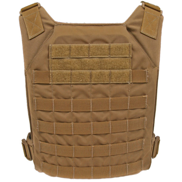 GREY GHOST GEAR MINIMALIST PLATE CARRIER OR BODY ARMOR CARRIER - COYOTE BROWN