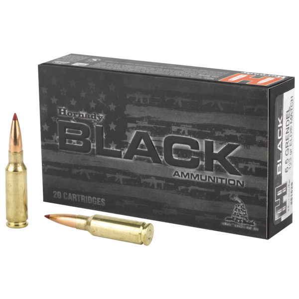 HORNADY BLACK 6.5 GRENDEL 123 GRAIN ELD MATCH 20 ROUND BOX