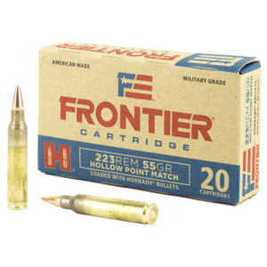 FRONTIER LAKE CITY 223REM 55 GRAIN HOLLOW POINT MATCH 20 ROUND BOX