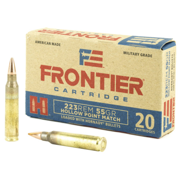 FRONTIER LAKE CITY 223REM 55 GRAIN HOLLOW POINT MATCH 20 ROUND BOX