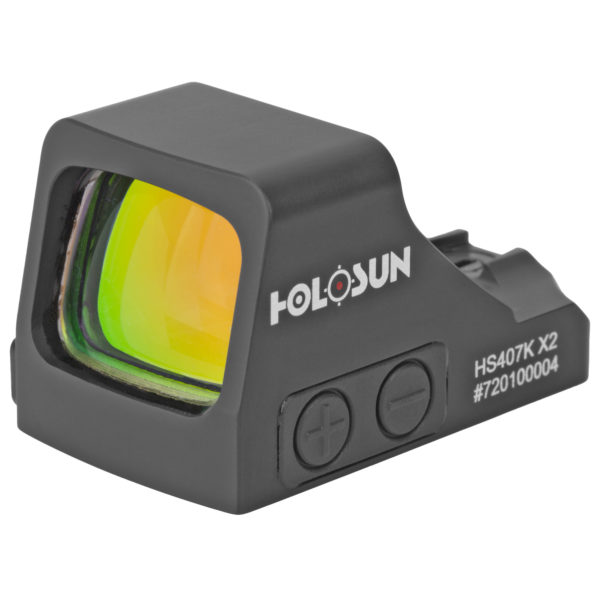 HOLOSUN 407K-X2 RED DOT 6 MOA SIDE BATTERY AND SHAKE AWAKE