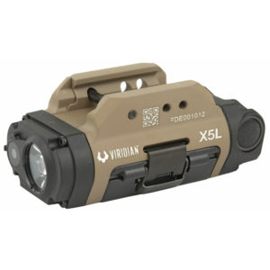 VIRIDIAN X5L G3 UNIVERSAL LIGHT-GREEN LASER COMBO FDE FULL SIZE HANDGUNS
