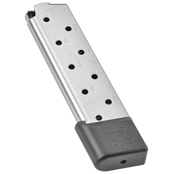 CHIP MCCORMICK POWER MAG PLUS FULL SIZE 1911 MAGAZINE 45 ACP WITH 10 ROUND CAPACITY