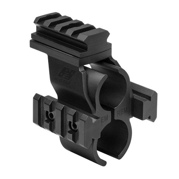 Rem 870 Shotgun Barrel And Magazine Tube Micro-Dot And Rail Mount