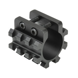 12G Shotgun Tri-Rail Weaver Mount For 1" Mag Tube