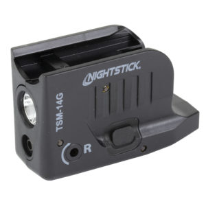 NIGHTSTICK TSM-14G GLOCK 43-43X-48 ( MOS ) SUBCOMPACT WEAPON-MOUNTED LIGHT WITH GREEN LASER & RECHARGEABLE BATTERY