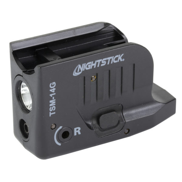 NIGHTSTICK TSM-14G GLOCK 43-43X-48 ( MOS ) SUBCOMPACT WEAPON-MOUNTED LIGHT WITH GREEN LASER & RECHARGEABLE BATTERY