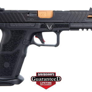 ZEV TECHNOLOGIES OZ9 PISTOL 9MM 4.48 BRONZE THREADED BARREL W/ FIBER OPTIC 17RD