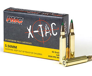PMC XTAC 556NATO 62 GRAIN LAP GREEN TIP 20 ROUND BOX