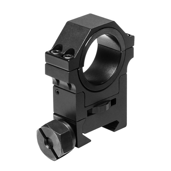 30Mm Adjustable Height Optic Ring With 1" Insert