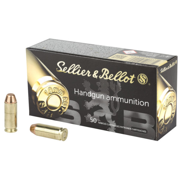 SELLIER & BELLOT 10MM 180 GRAIN FMJ 50 ROUND BOX