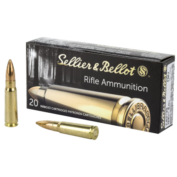 SELLIER & BELLOT 7.62X39 123 GRAIN FMJ 20 ROUND BOX