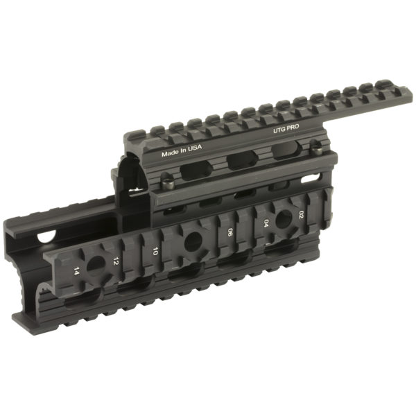 LEAPERS UTG AK-47 UNIVERSAL TACTICAL PRO QUAD RAIL-HANDGUARD MADE IN USA