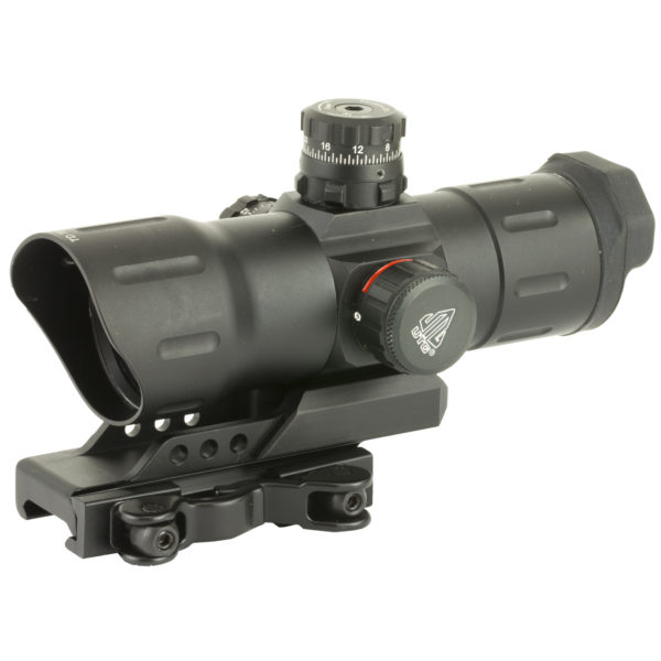 LEAPERS UTG RED DOT SIGHT RED-GREEN ILLUM CQB T-DOT WITH OFFSET QD MOUNT