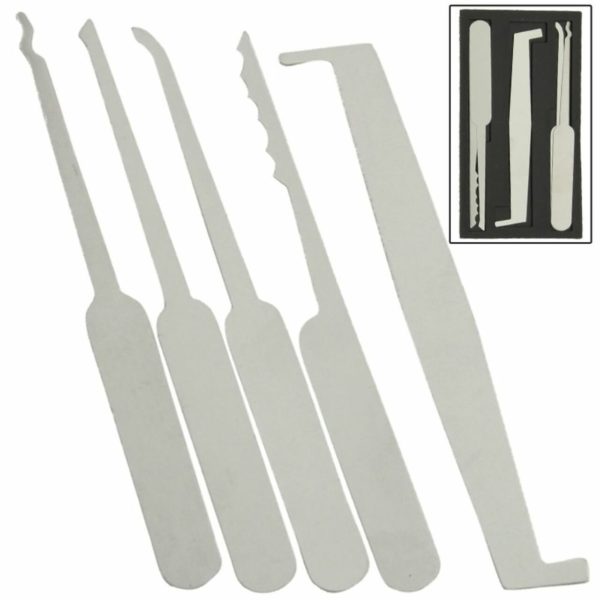 CREDIT CARD LOCK PICKING SET 5 PIECE KIT