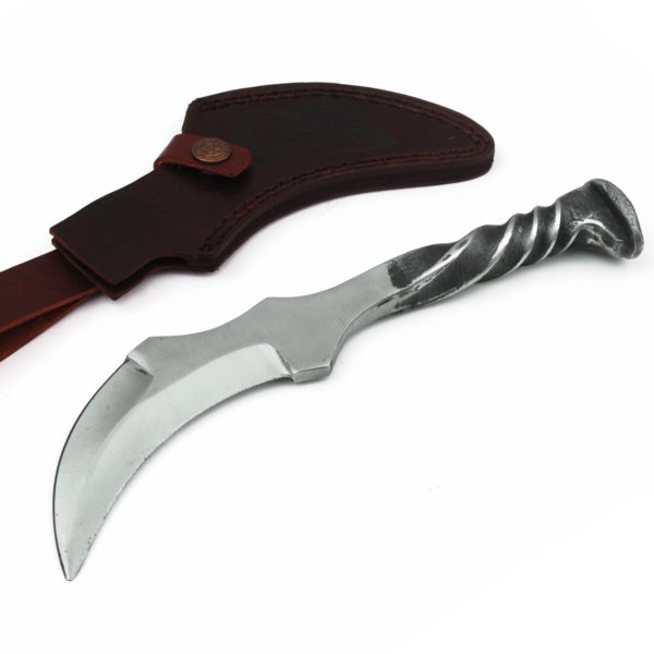 LOCOMOTIVE REAPER HAND FORGED RAILROAD SPIKE KNIFE