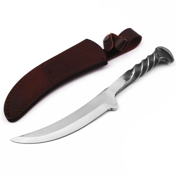 RAILROAD RUFFIAN FUNCTIONAL TRAILING POINT RAILROAD SPIKE KNIFE