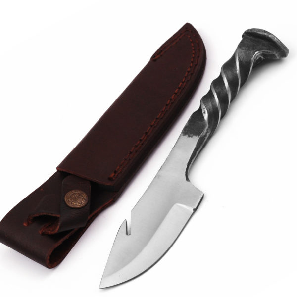 ARMSTRONG LOCOMOTIVE RAILROAD SPIKE FORGED KNIFE