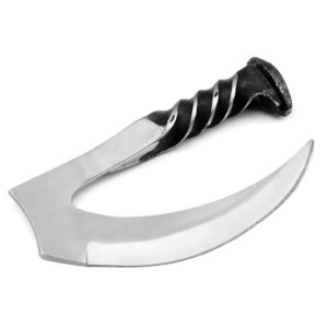 HAND FORGED HOOK TALON RAILROAD SPIKE GUT CLAW KNIFE