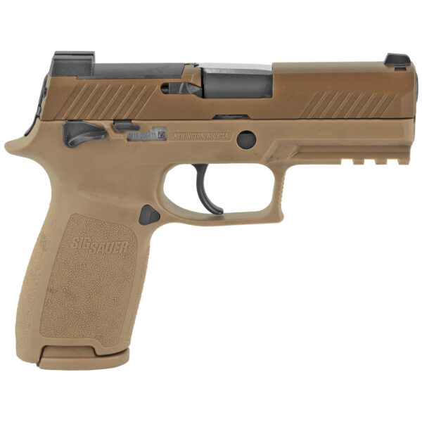 SIG SAUER P320 M18 9MM PISTOL 3.9" BARREL 3 MAGAZINES W/ NIGHT SIGHTS COYOTE TAN