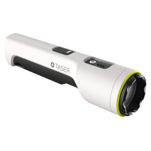 TASER STRIKELIGHT 2 STUN GUN IN WHITE OR BLACK WITH WRIST STRAP & CHARGING CABLE