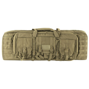 NCSTAR-VISM DOUBLE CARBINE RIFLE CASE 36” IN BLACK-TAN-DIGITAL CAMO