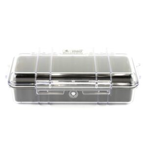 PELICAN MICRO CASE 1060 HARD CLEAR WITH BLACK LINER 9.37" X 5.56" X 2.62"