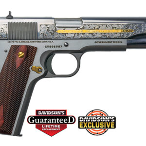 COLT 1911 HERITAGE .38 SUPER FULL SIZE PISTOL W/ CUSTOM SCROLL ENGRAVING