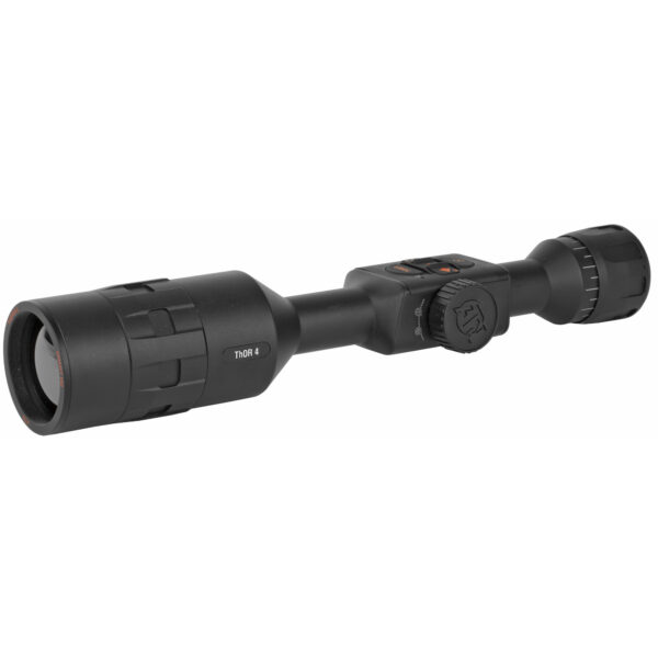 ATN THOR 4 THERMAL RIFLE SCOPE 7-28X75MM MAGNIFICATION MULTIPLE RETICLES 30MM TUBE GPS-WIFI-VIDEO RECORD-BLACK FINISH