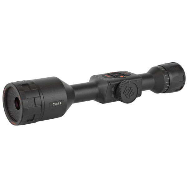 ATN THOR 4 THERMAL RIFLE SCOPE 1-10X19MM MAGNIFICATION MULTIPLE RETICLES 30MM TUBE GPS-WIFI-VIDEO RECORD-BLACK FINISH