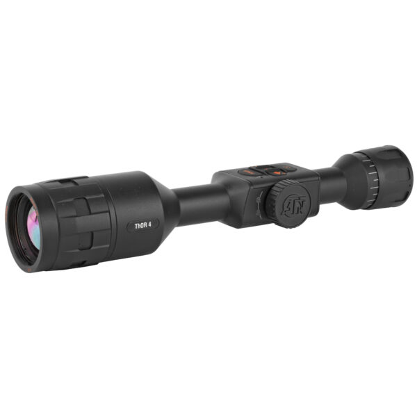 ATN THOR 4 THERMAL RIFLE SCOPE 2.5-25X50MM MAGNIFICATION MULTIPLE RETICLES 30MM TUBE GPS-WIFI-VIDEO RECORD-BLACK FINISH